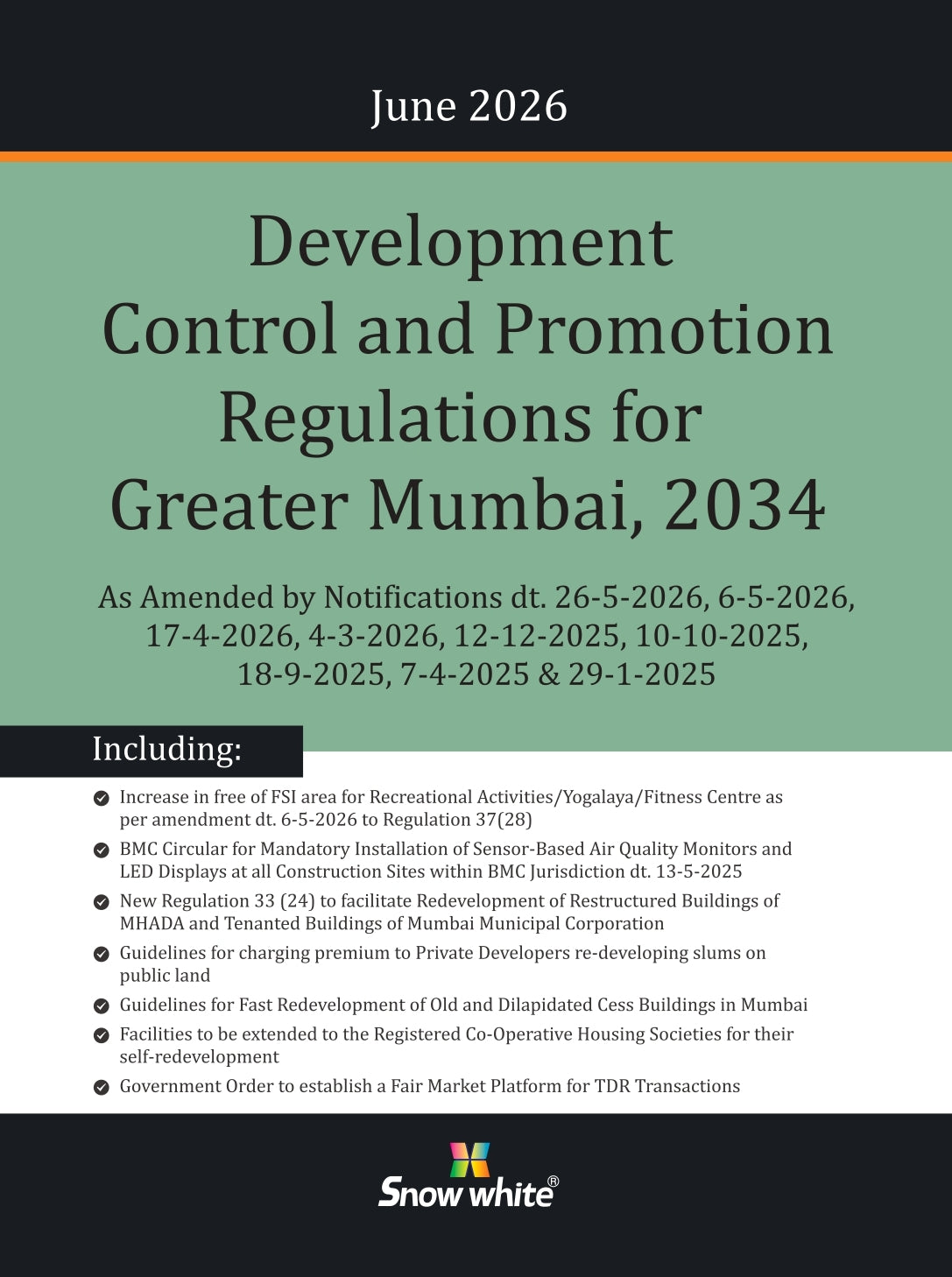 Development Control and Promotion Regulations (DCR) for Greater Mumbai, 2034