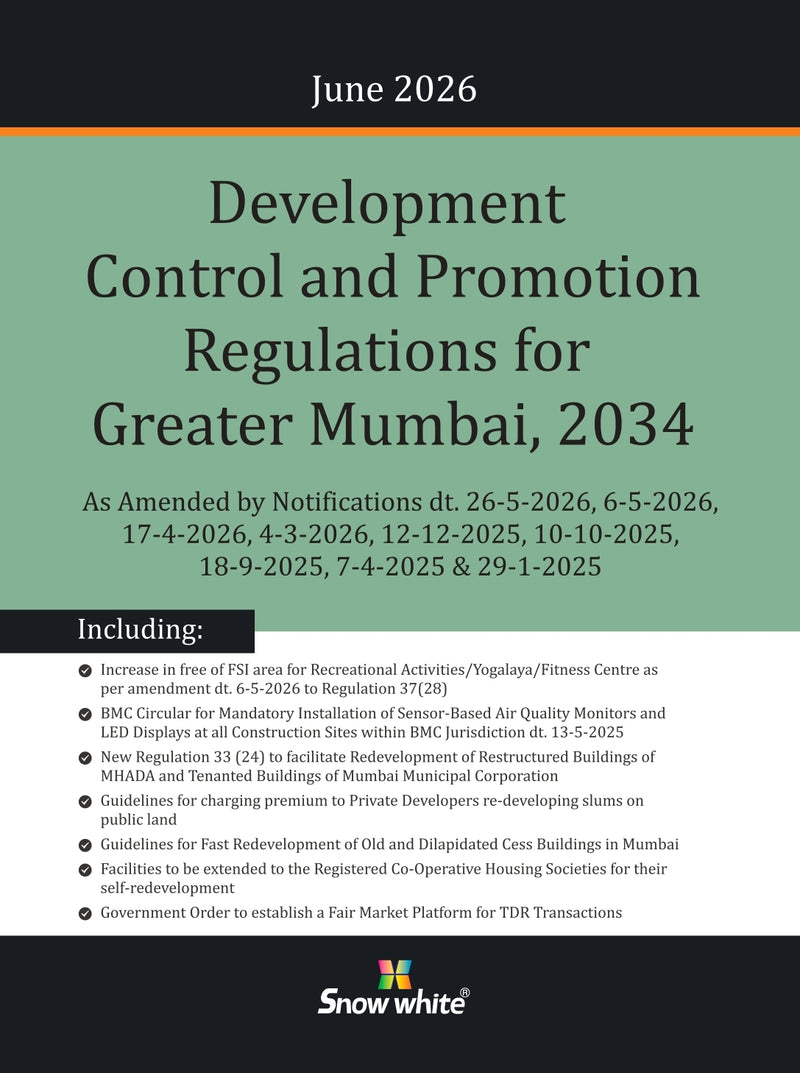 Development Control and Promotion Regulations (DCR) for Greater Mumbai, 2034
