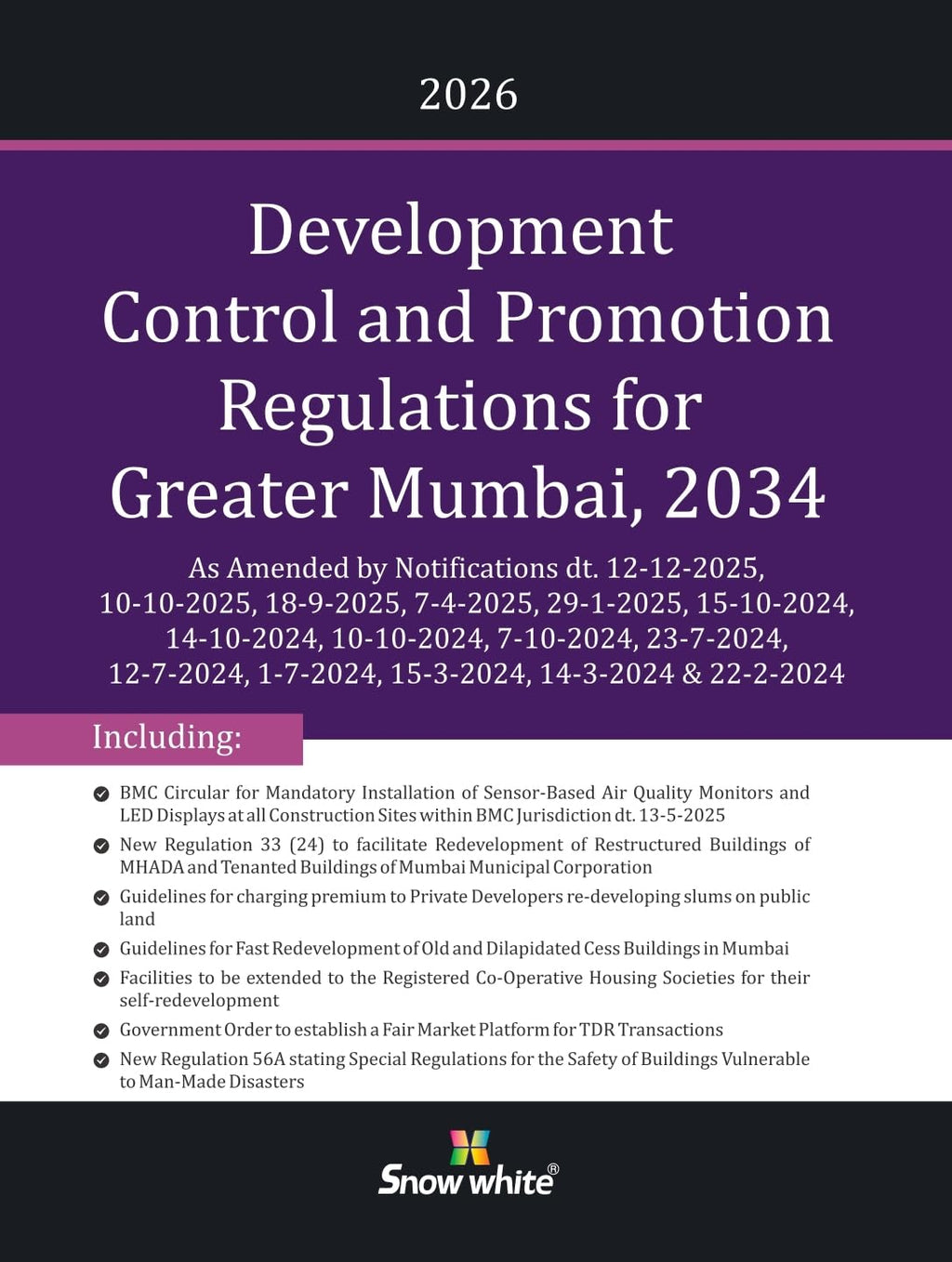 Development Control and Promotion Regulations (DCR) for Greater Mumbai, 2034